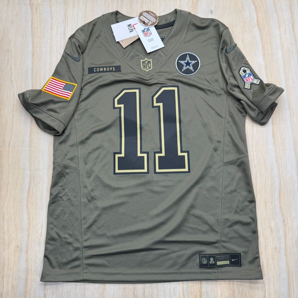 NEW Micah Parsons Dallas Cowboys Nike Salute To Service Jersey Olive Mens Sz MD